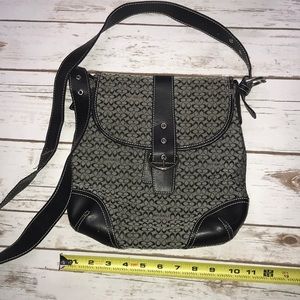 Black and gray butterfly purse